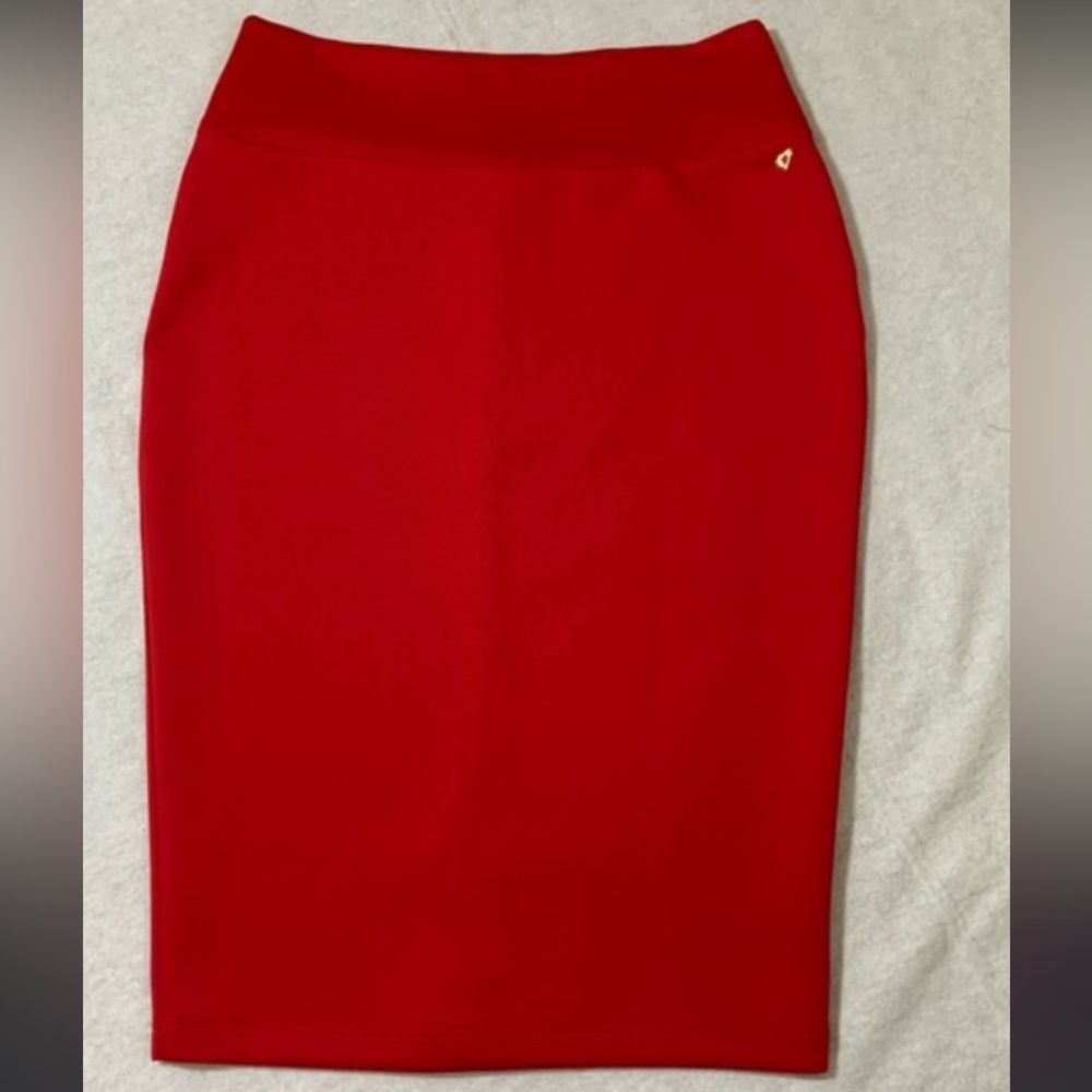 Talia Sodi red midi skirt small stretch